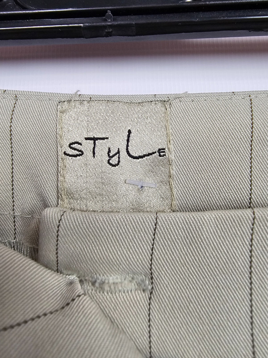 EK5431 Damen Anzughose von Style, elfenbein, gestreift, Gr.34 Schlaghose3