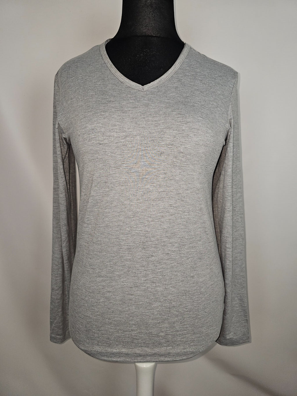 EK6516 Damen Langarmshirt von Carisma, grau, Gr.S0