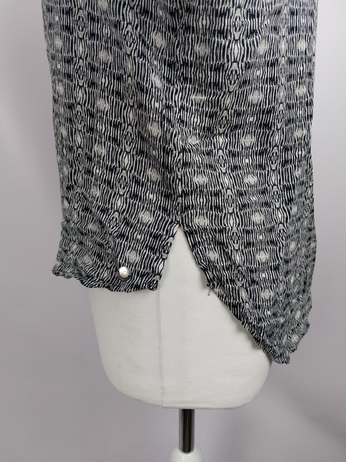 EK4605 Damen Bluse von s.Oliver, schwarz/weiß, Gr. 363