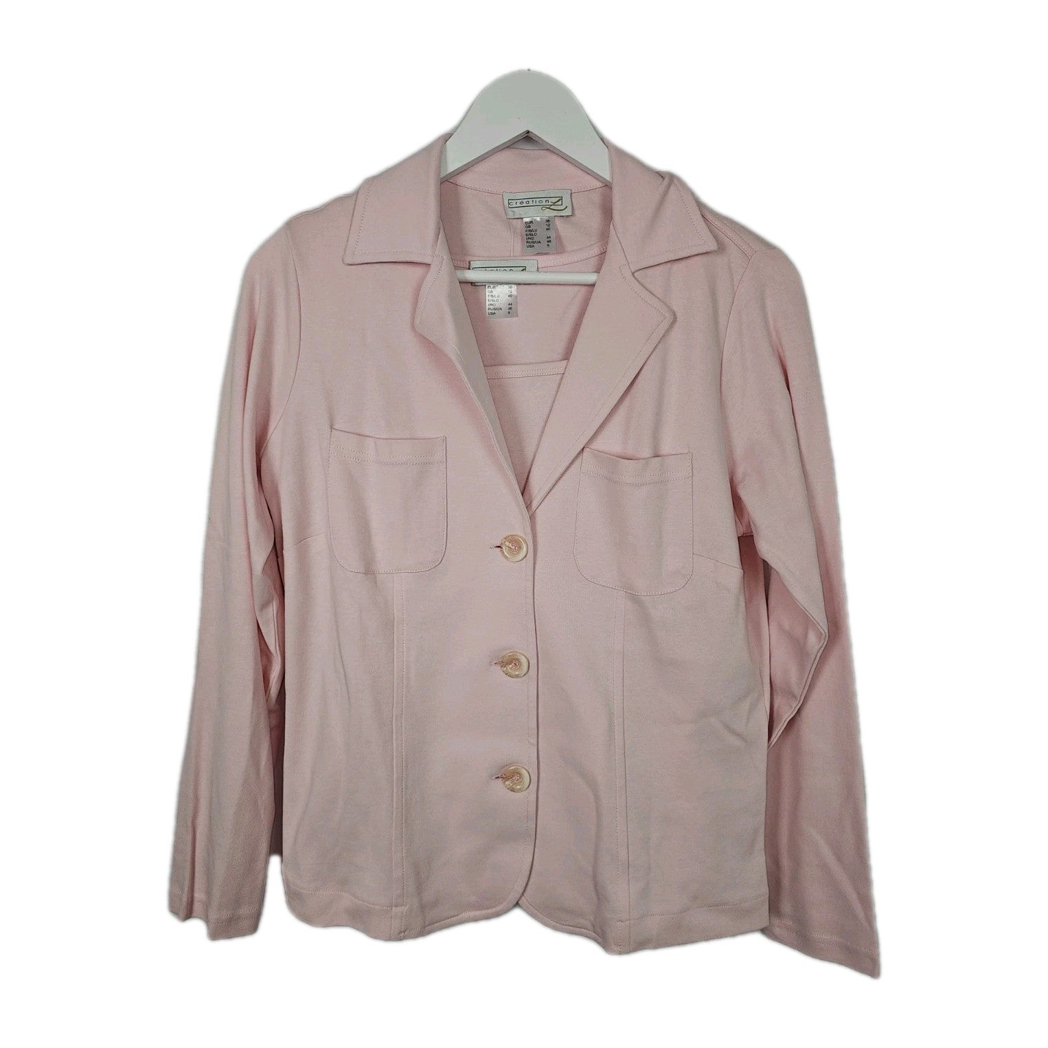 EK10955 Damen Blazer mit Top von CollectionL, rosa, Gr.380