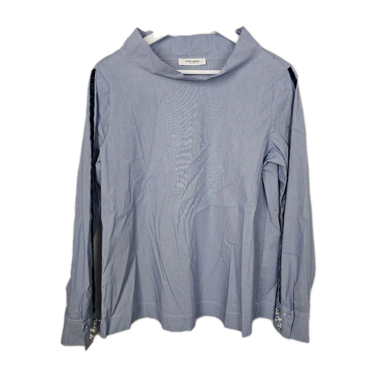 EK8703 Damen Bluse vongerry Weber, Blau/Weiß, Gr. 400