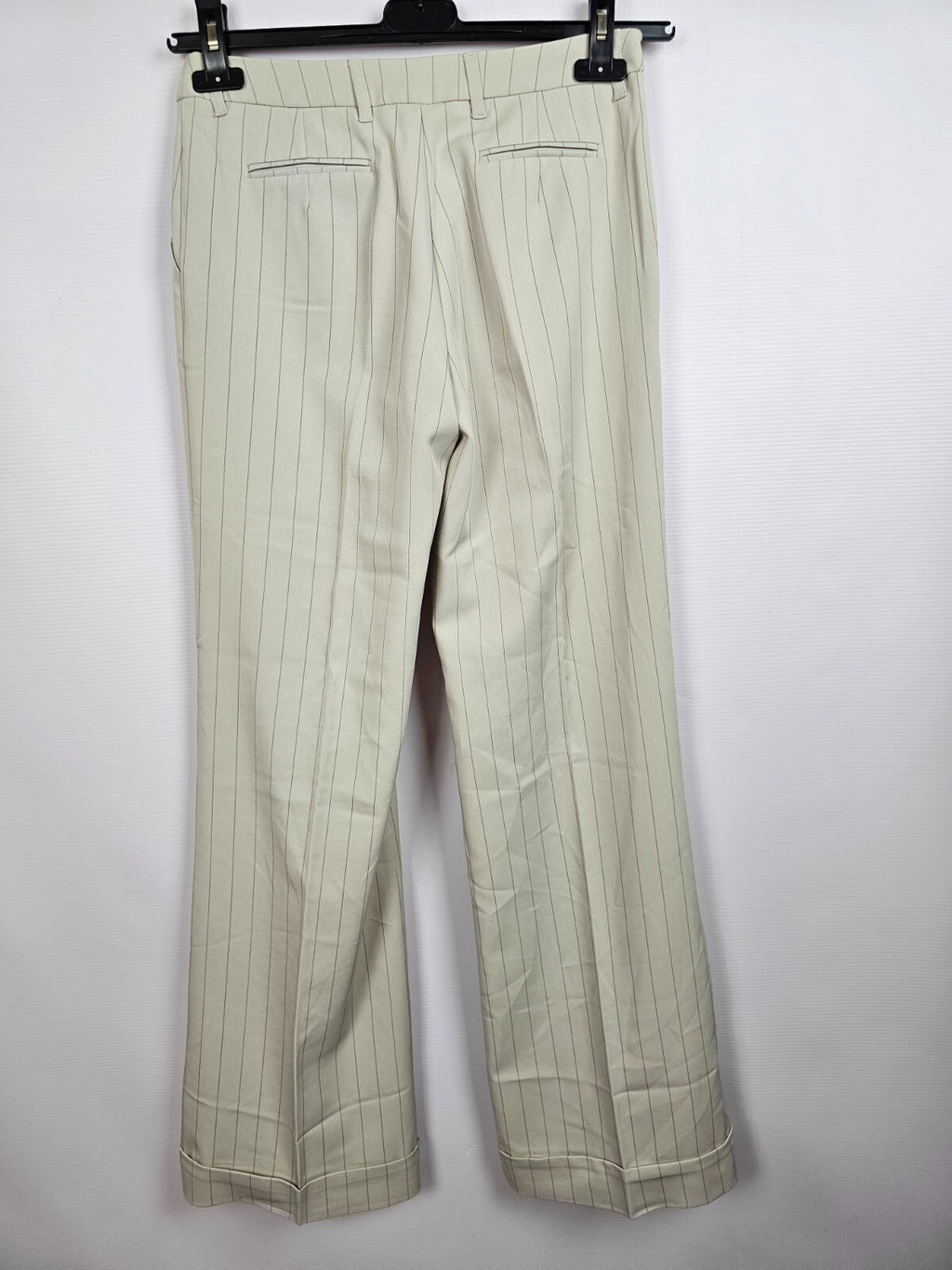 EK5431 Damen Anzughose von Style, elfenbein, gestreift, Gr.34 Schlaghose6