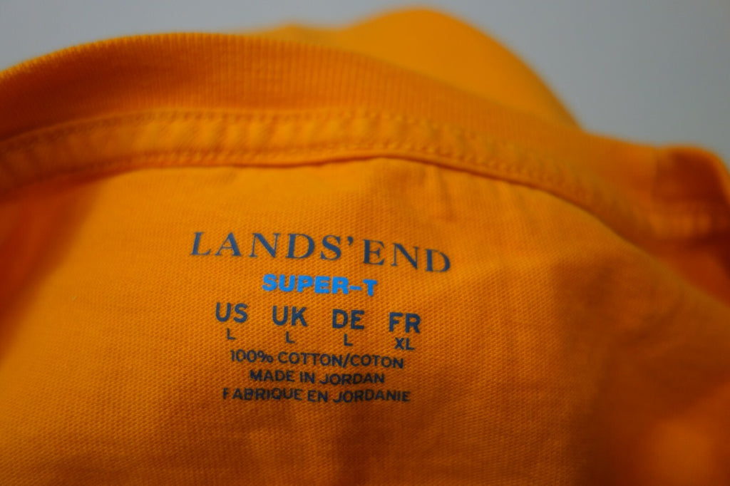 EK0453 Herren T-Shirt von Lands End, Super T, orange, L4