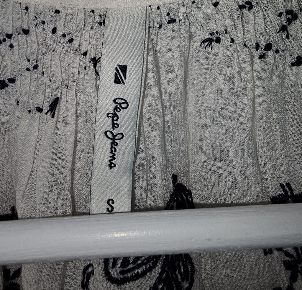 EK7240 Damen Bluse von Pepe Jeans, weiß, Gr.S1