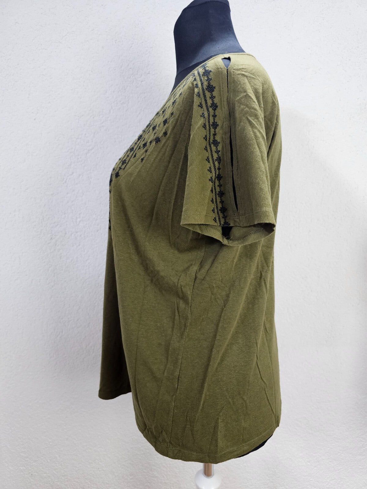 EK2316 Damen T-Shirt von Yessica, grün, Gr.L2