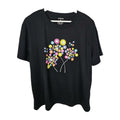 EK7550 Damen T-Shirt von Shein, Schwarz, Gr.XL0