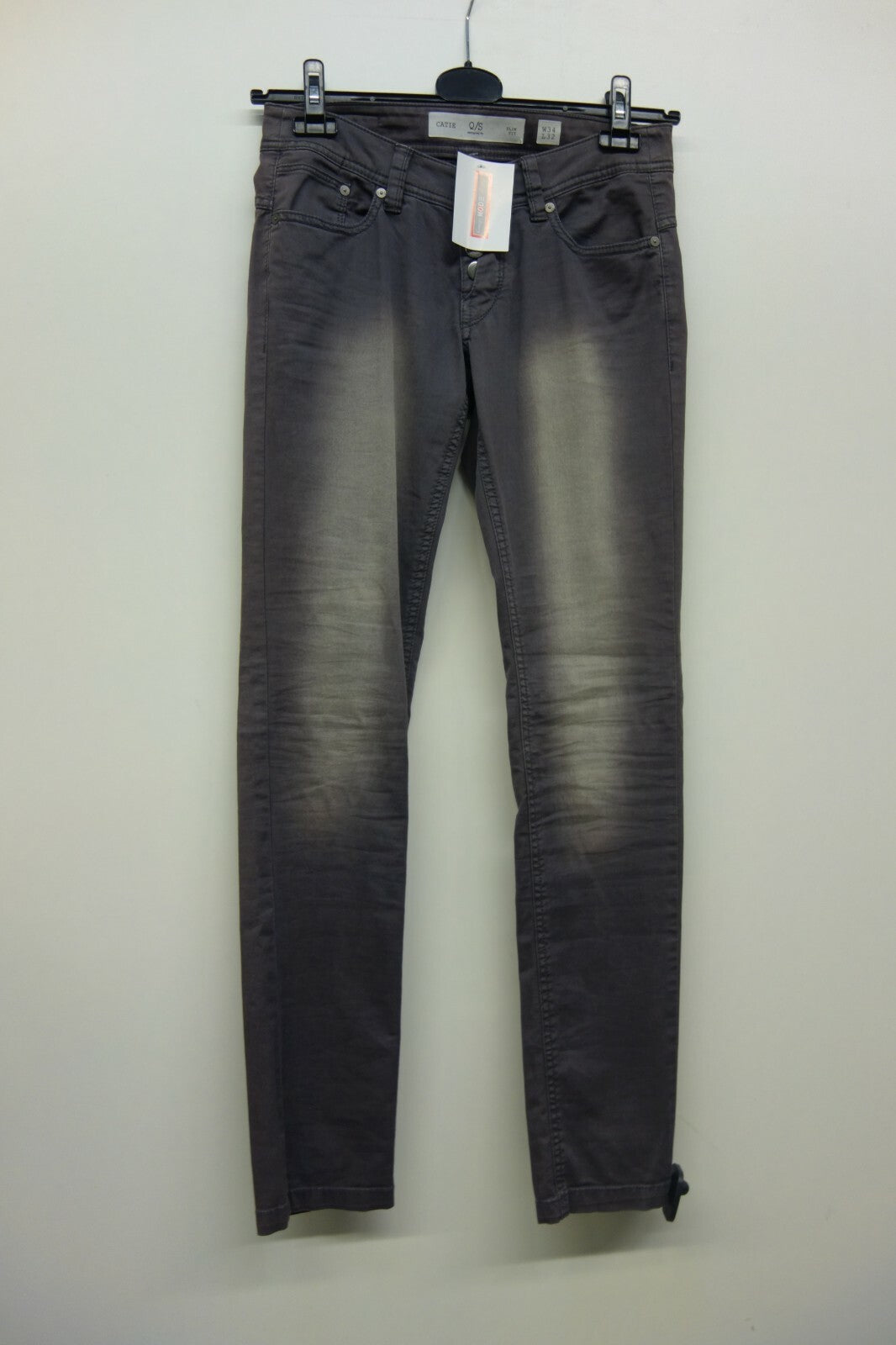 EK0938 Damen Hose von Q/S by s.Oliver, grau, W34 L320