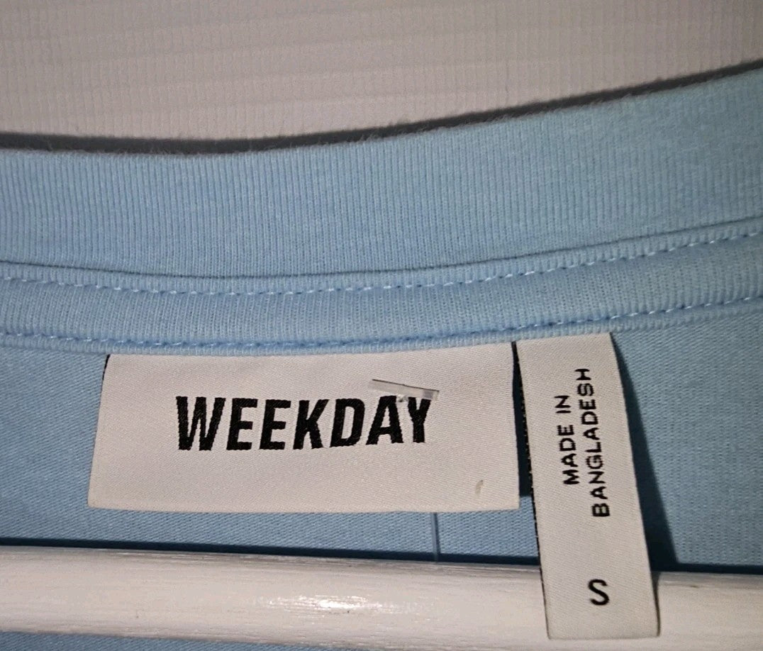 EK8752 Damen Kleid von Weekday, blau, Gr.S1
