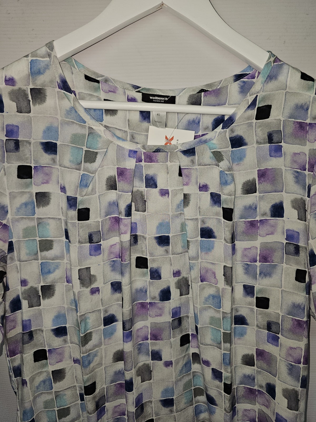 EK8614 Damen Bluse von Walbusch, Mehrfarbig, Gr. 401