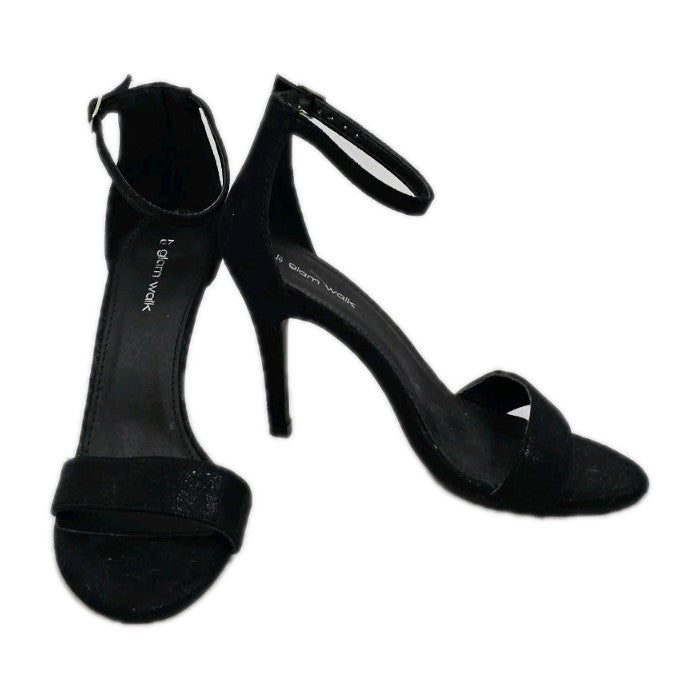 ES880 Damen High-Heel-Sandaletten von glam walk, Schwarz, Gr. 370