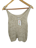 EK8298 Damen Sommer Strick Hemd Beige Gr.M0