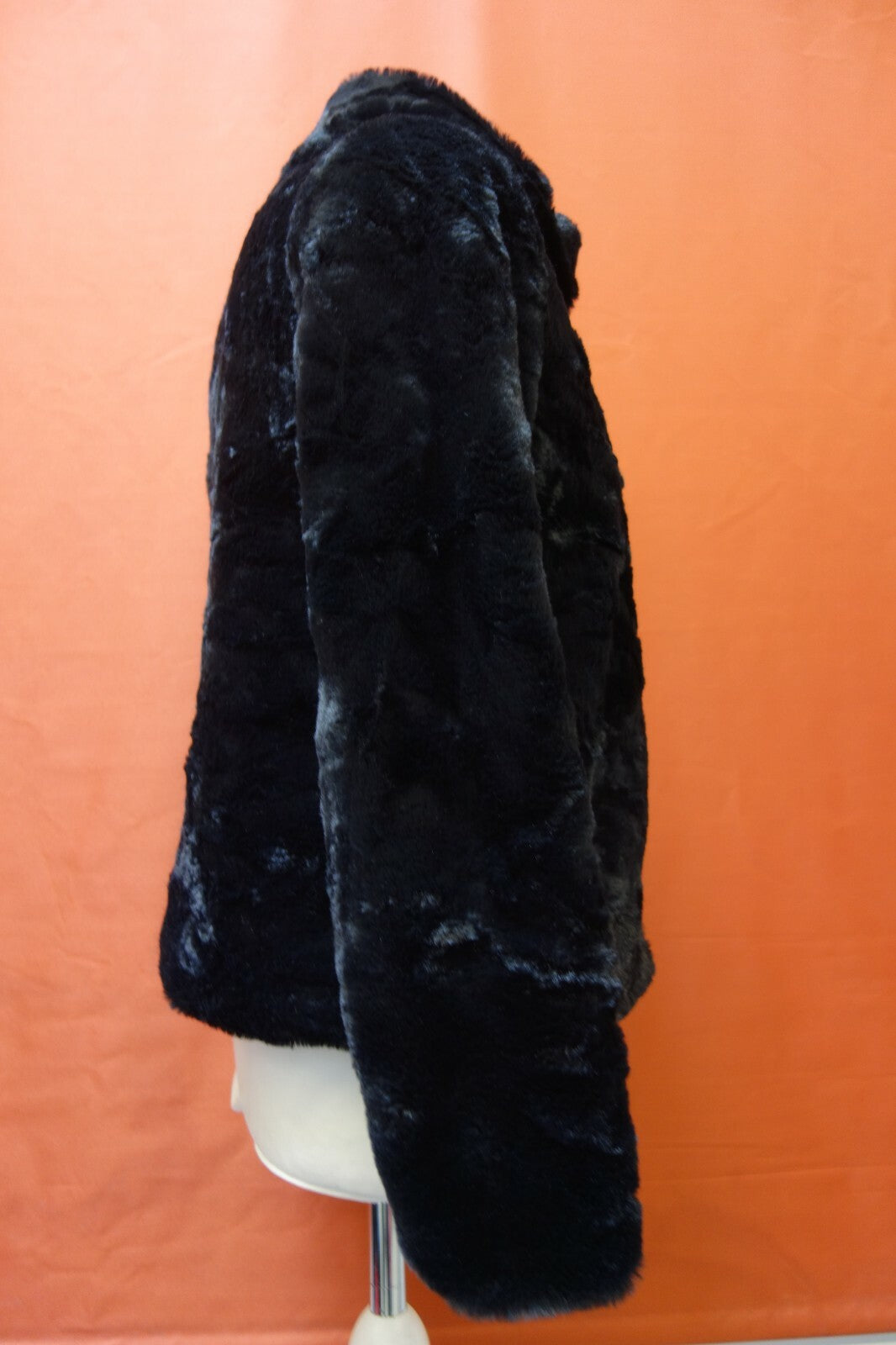 EK0204 Damen Jacke (Kunstfell) von Nile, schwarz, S2