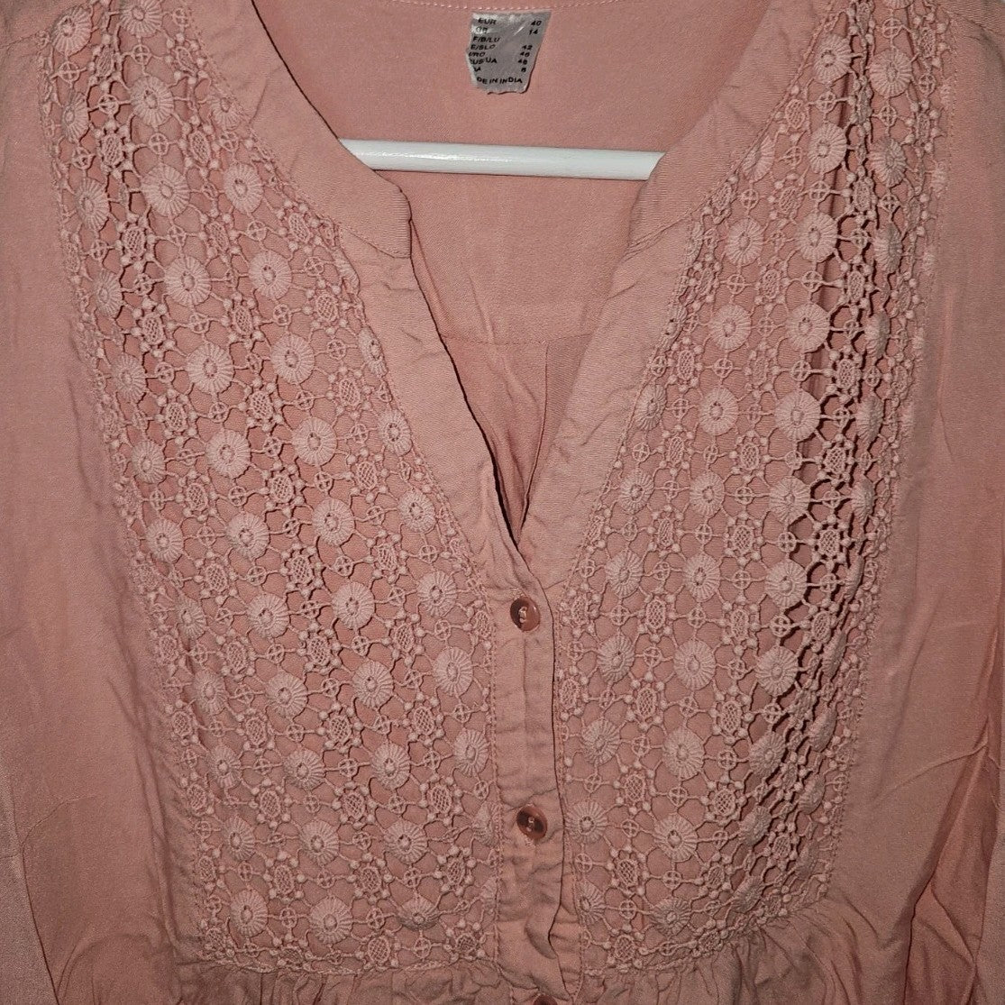 EK9984 Damen Bluse, Rosa, Gr. 401