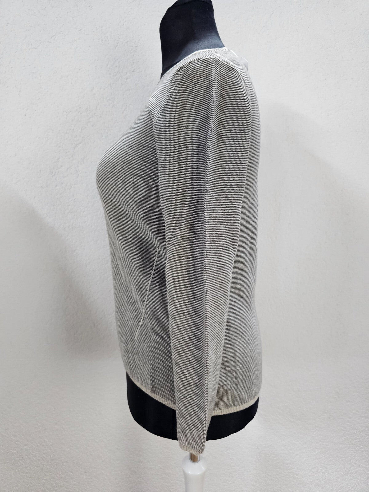 EK6265 Damen Pullover von Serena Malin, grau, Gr.402