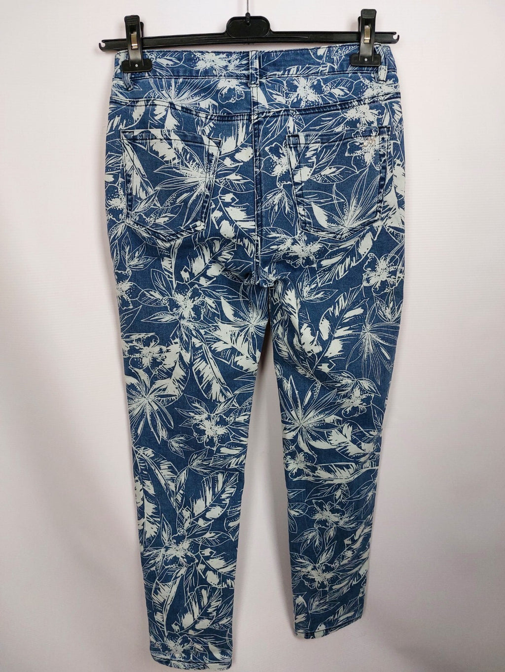 EK3319 Damen Jeans von Amy Vermont, blau/weiß, Gr. 364