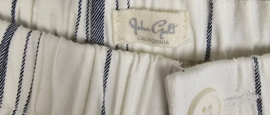 EK10153 Damen Hose von J.Galt, weiß-blau, Gestreift, Gr.XXS (Größentabelle)1