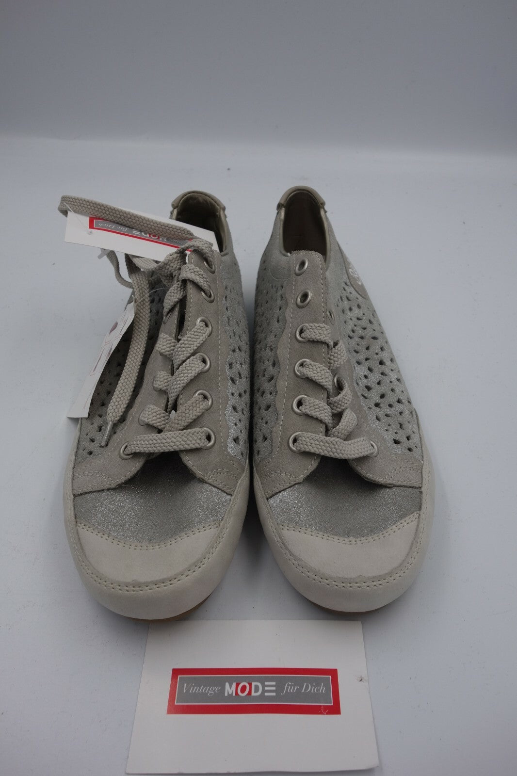 ES0269 Damen Sneaker von Rieker, silbergrau, 370