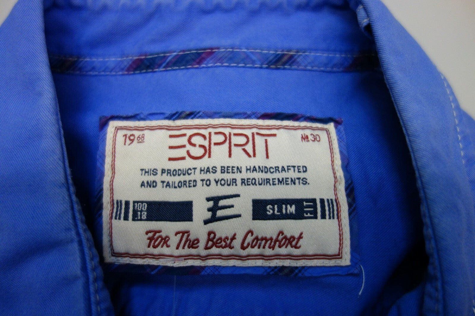 EK0762 Herren Hemd von Esprit, blau, Gr. M4
