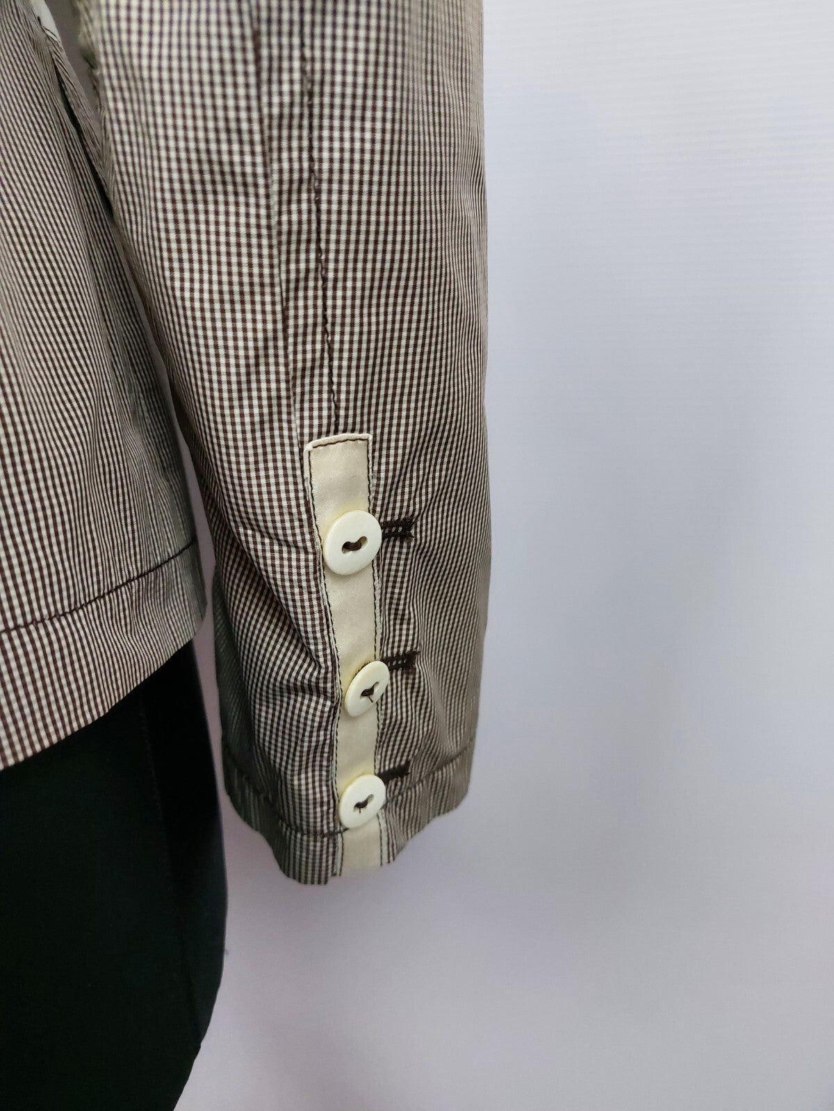 EK4892 Damen Jacke von Isabel, beige/braun kariert, Gr. 407