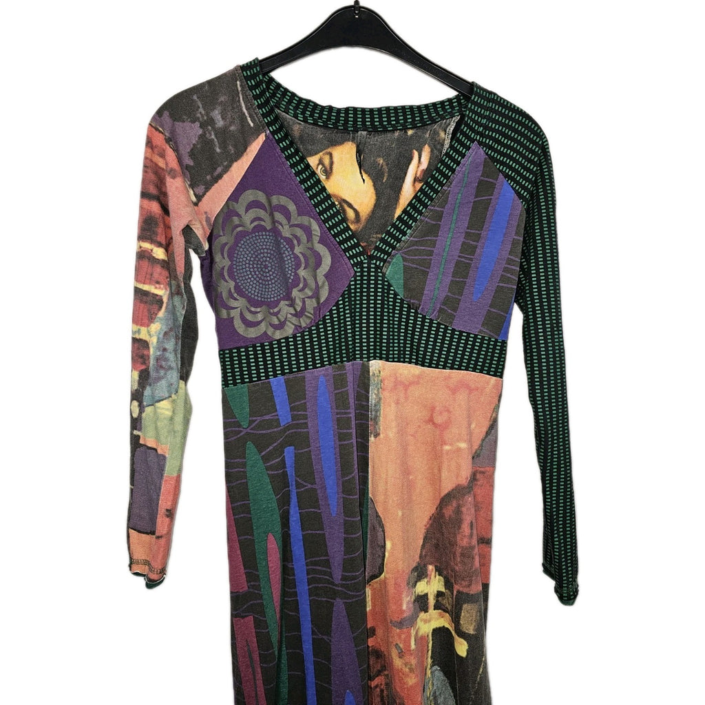 EK7994 Damen Kleid von Love&Love, Mehrfarbig, Gr. M/L1