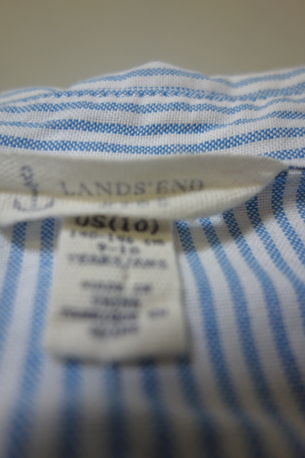 EK3660 Kinder Hemd/Bluse von Land´s End, gestreift, Gr. 140/1465