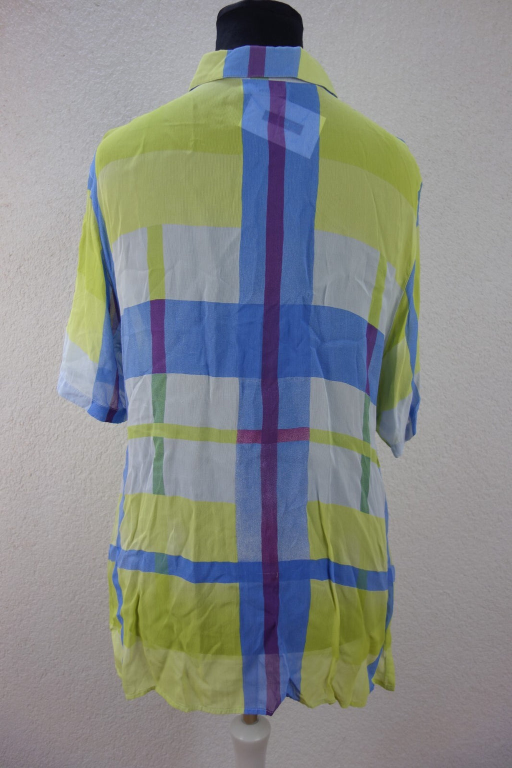EK3866 Damen Bluse von Gläser, grün/blau, Gr. 483