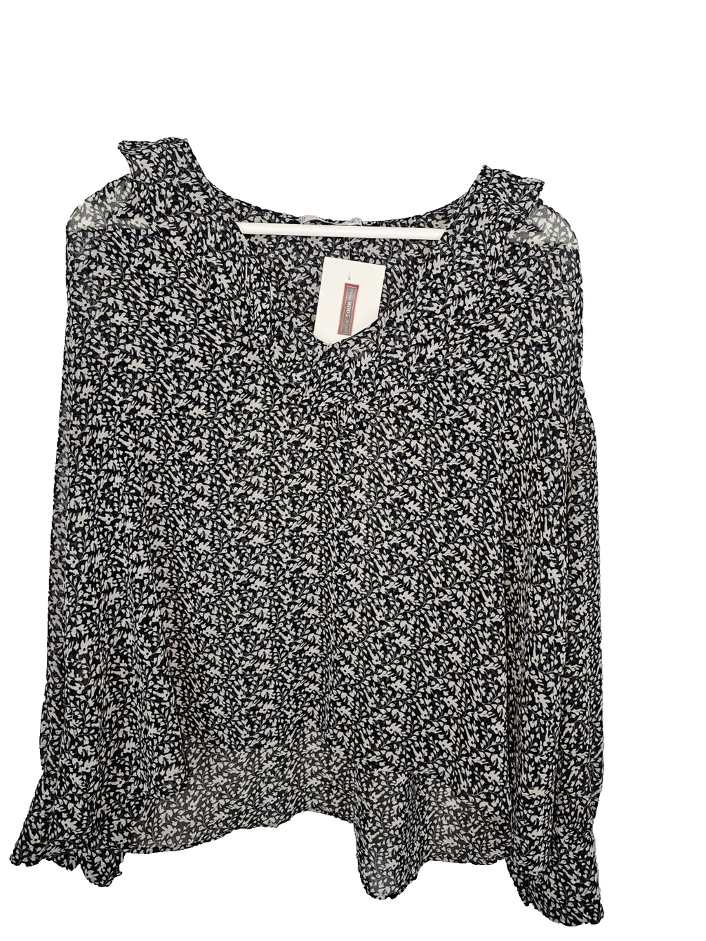 EK6765 Damen Bluse von MNG, Schwarz,  Gr.M0