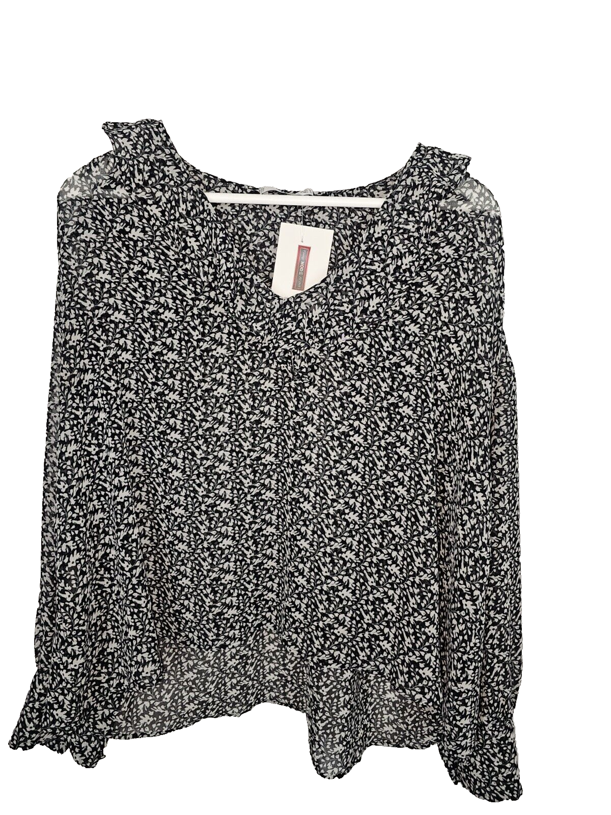 EK6765 Damen Bluse von MNG, Schwarz,  Gr.M0