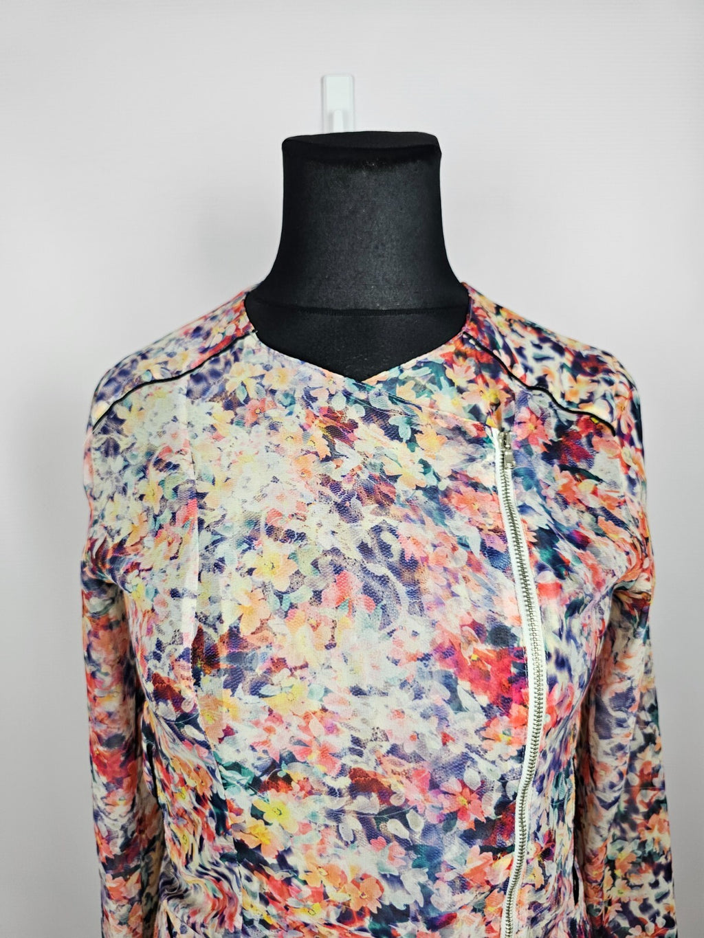 EK5724 Damen Bluse von Promod, mehrfarbige Blumen, Gr.M (Größentabelle)1