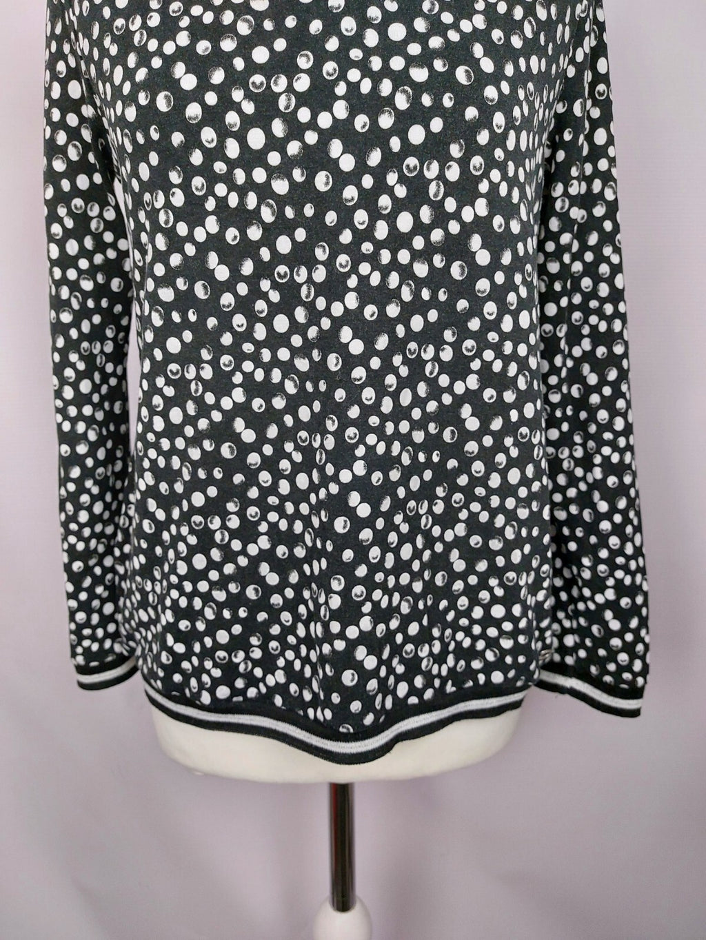 EK4810 Damen Shirt von Lisa Tossa, schwarz-weiß, Gr.M2