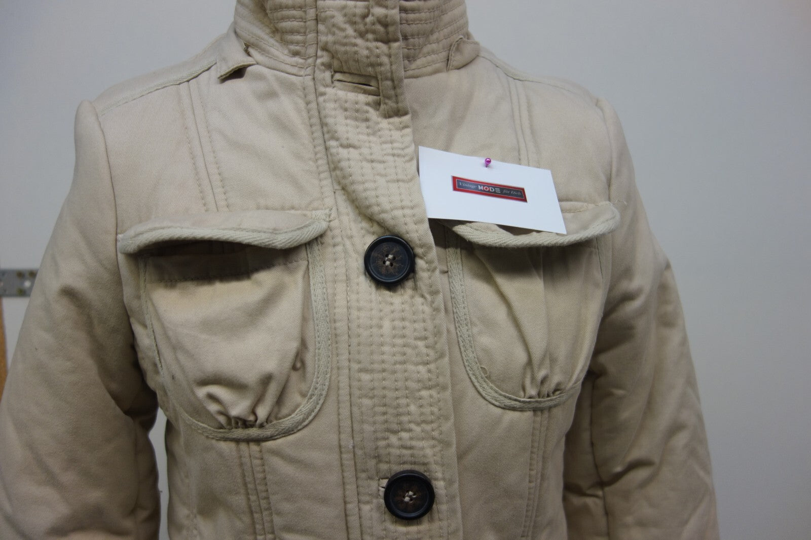 EK2969 Damen Jacke von Zara, beige, Gr. M1