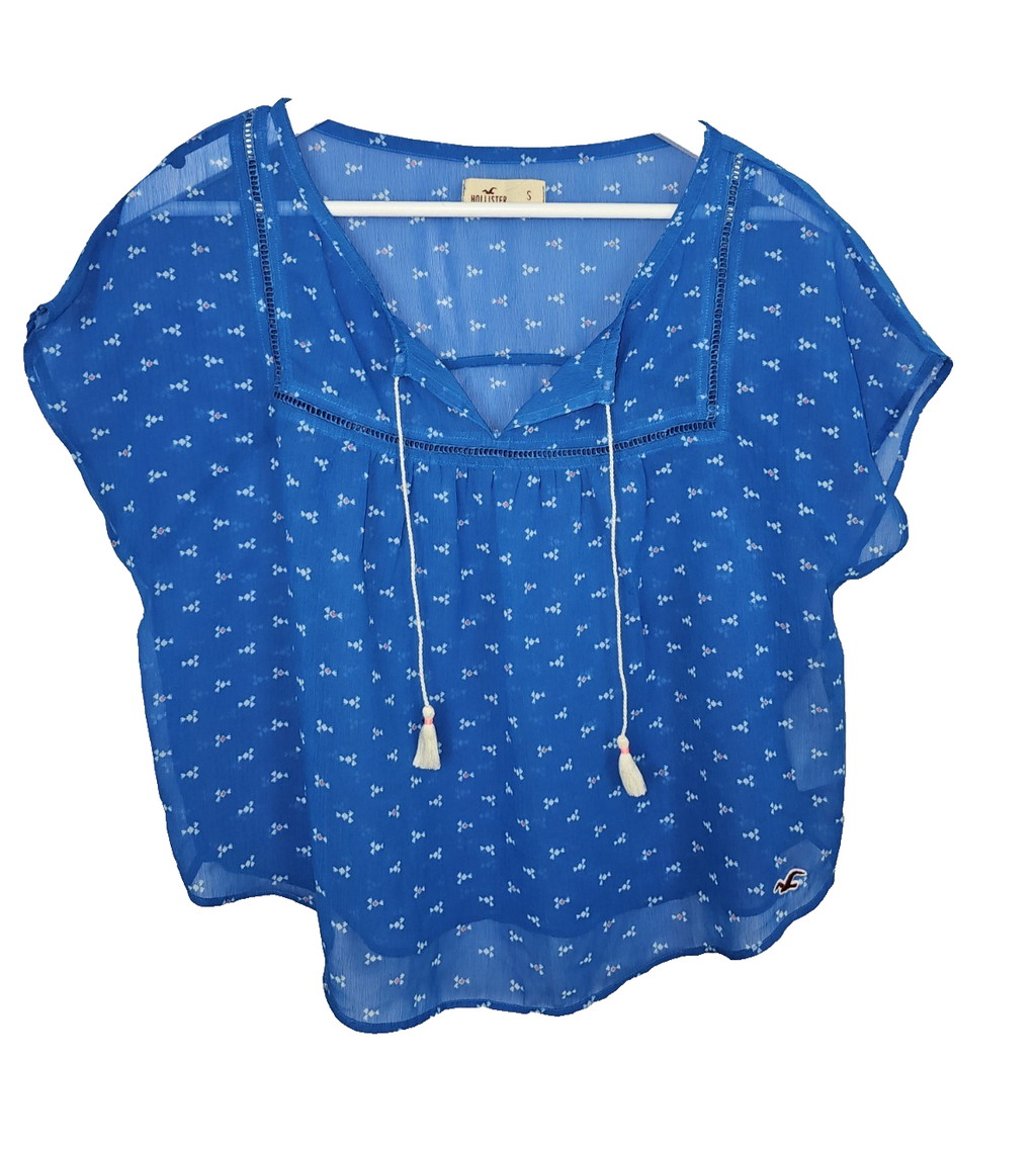 EK7990 Damen Bluse von Hollister, blau, Gr. S0