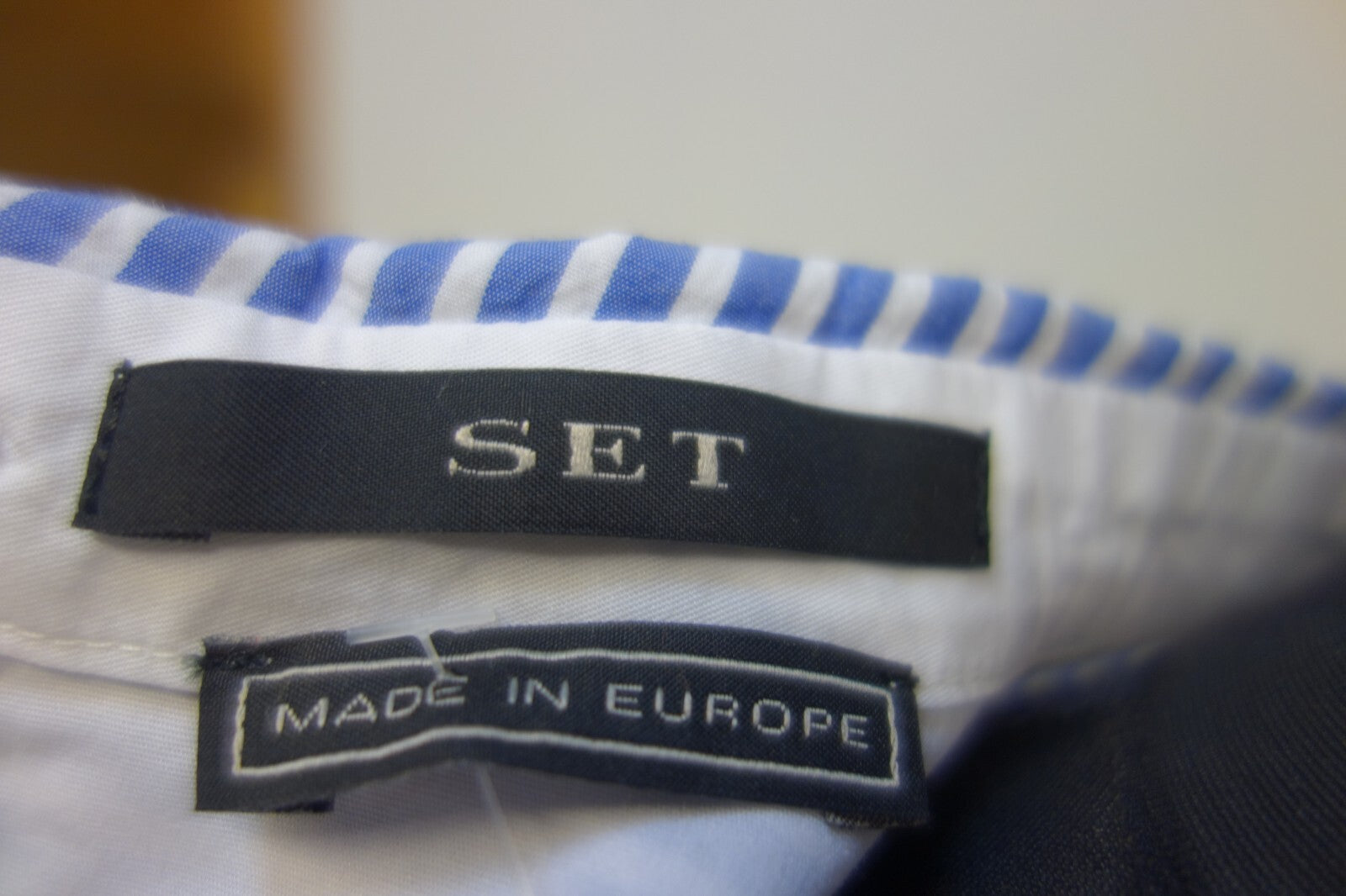 EK2651 Damen Oberteil von SET Größe 38 blau, weiß gestreift4