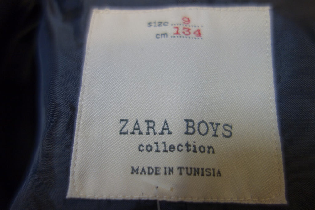 EK3020 Jungen Jackett von Zara, schwarz, Gr. 1345