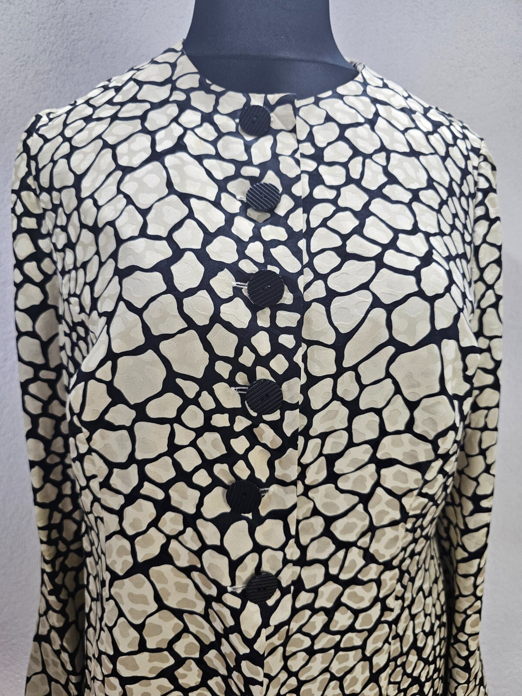 EK4907 Damen Blusenjacke von Fink, beige/schwarz, Gr. 481