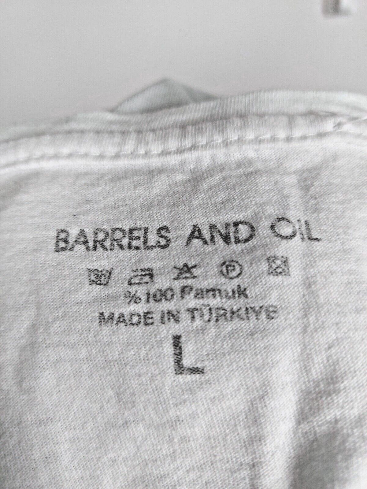 EK6241Damen T-Shirt von Barrels and Oil, weiß, Gr.L4