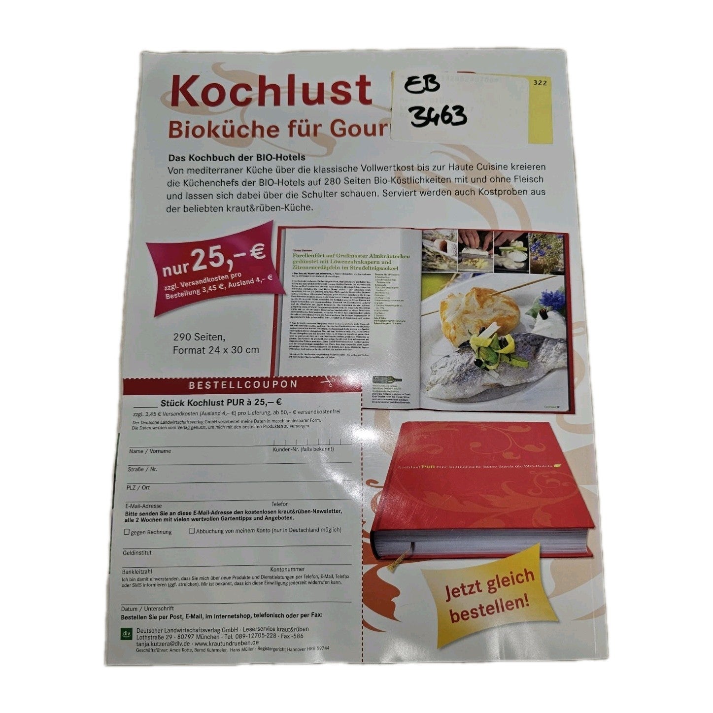 EB3463 Kraut und Rüben, 07/2008, biologisches Gärtnern und naturgemäßes Leben 1