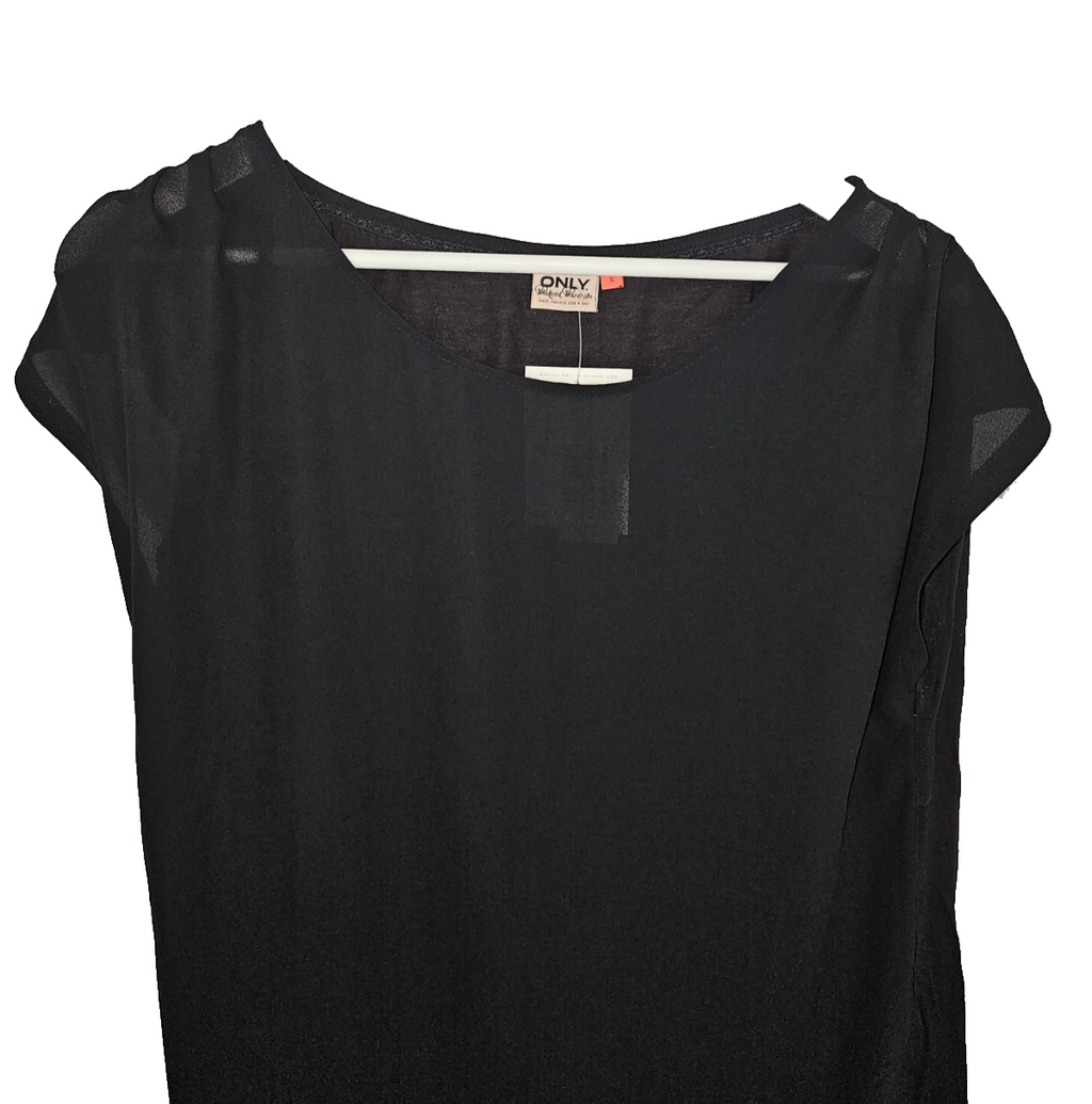 EK8393 Damen Bluse von Only, Schwarz,  Gr. S1