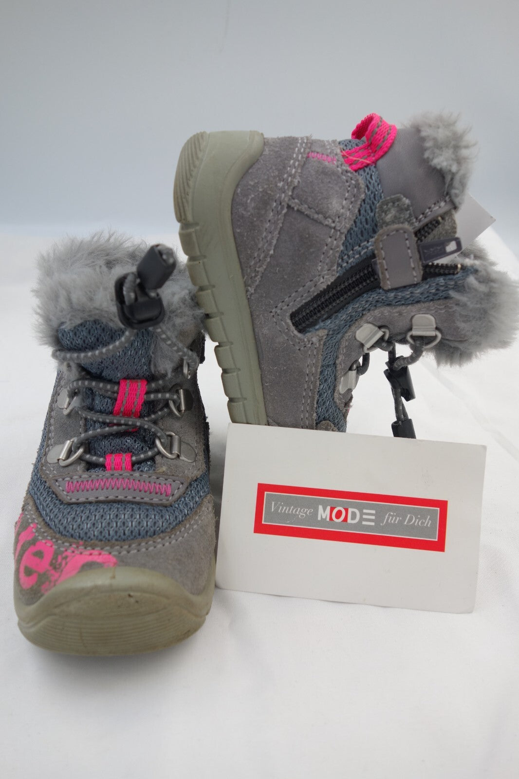 ES0095 Kinder Schuhe von Elefanten, grau, Gr. 190