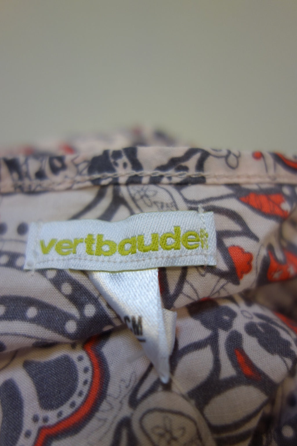 EK2582 Mädchen Bluse von Vertbaudet, rosa/grau, Gr. 1224