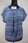 EK2632 Damen Bluse von 1.2.3 Paris, blau, Gr. 440