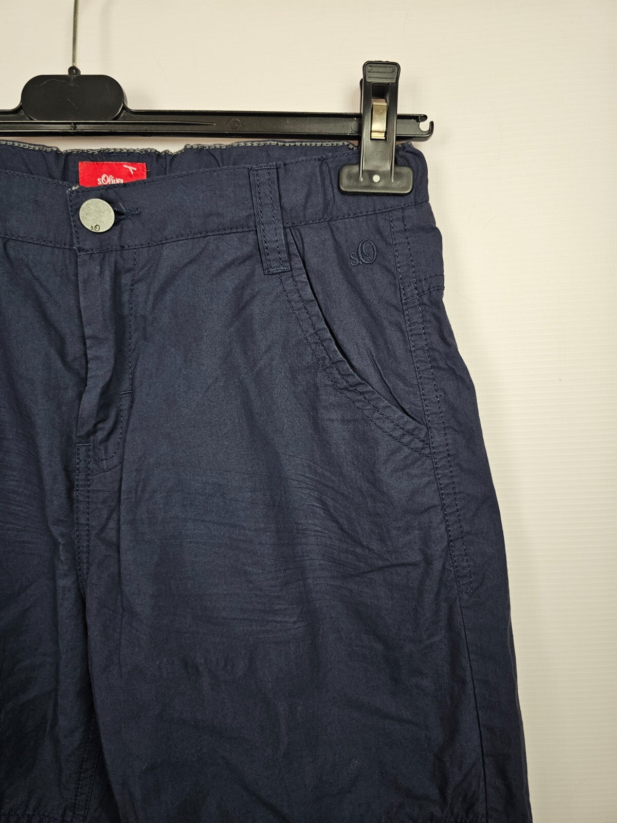 Ek1092 Damen 3/4 Hose von s.Oliver, blau, Gr.383
