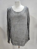 EK6179 Damen Bluse von Marc Aurel, grau, Gr. 400