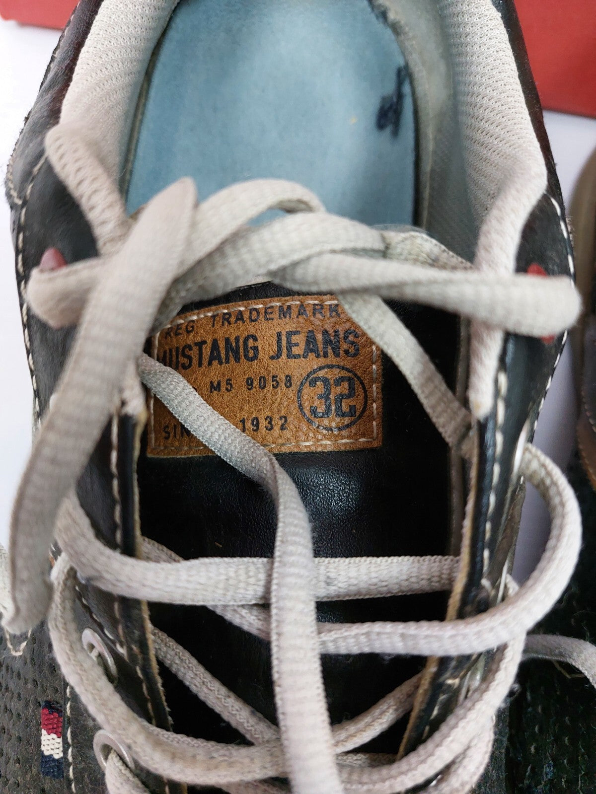 ES0495 Herren Schuhe von Mustang, dunkelgrau, Gr. 463