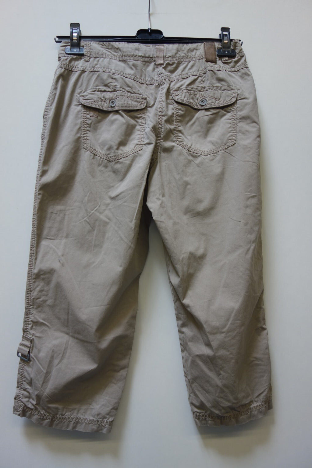 EK2063 Damen Hose von Cecil, beige/grau, Gr. 283