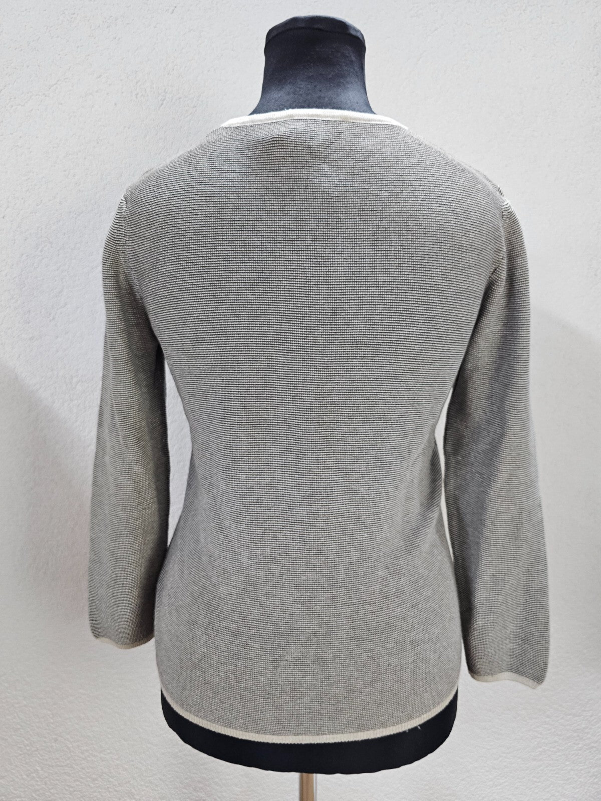 EK6265 Damen Pullover von Serena Malin, grau, Gr.403
