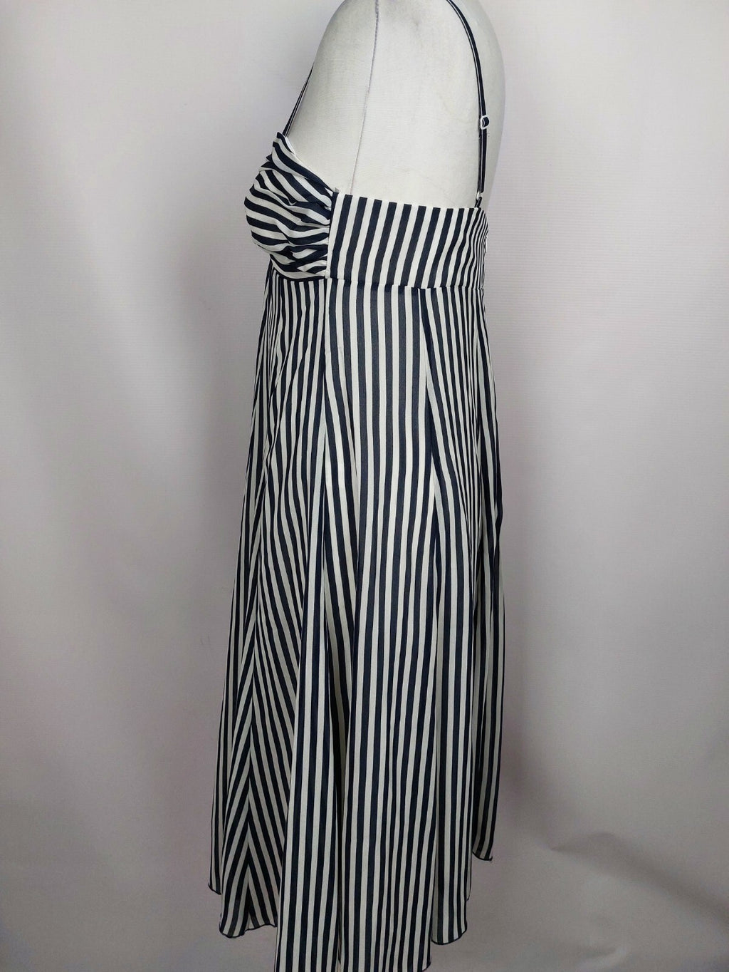 EK4487 Damen Kleid von Apart, Grau/weiß gestreift, Gr. 384