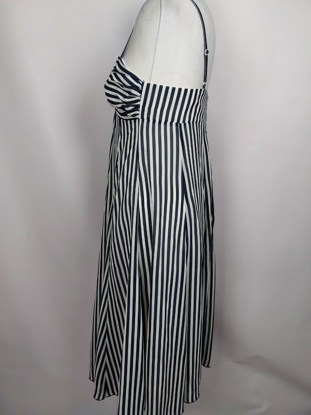 EK4487 Damen Kleid von Apart, Grau/weiß gestreift, Gr. 384