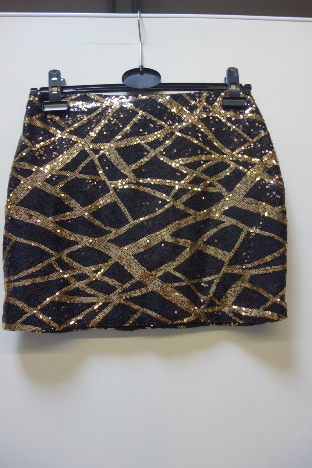 EK3525 Damen Rock von Arden B. Gr. 36, Schwarz/Gold4