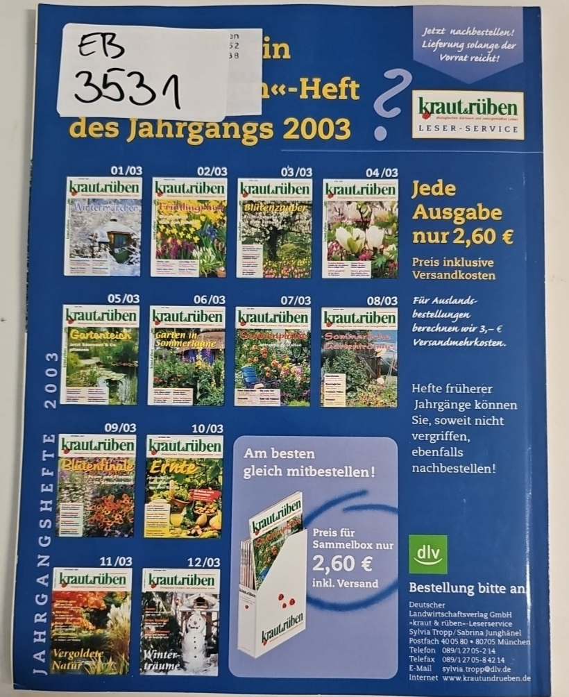 EB3531 Kraut und Rüben, 01/2004, biologisches Gärtnern und naturgemäßes Leben1